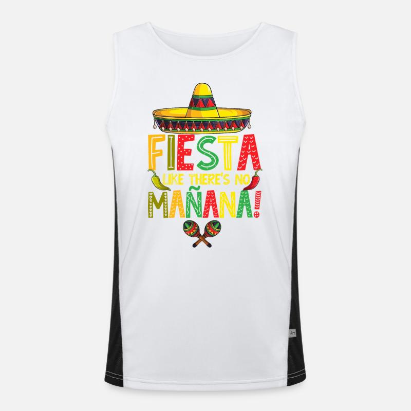 5 De Mayo Cinco De Mayo Cinco De Mayo Lehrer Gesch Funktionelles Kontrast-Tank Top für Männer 