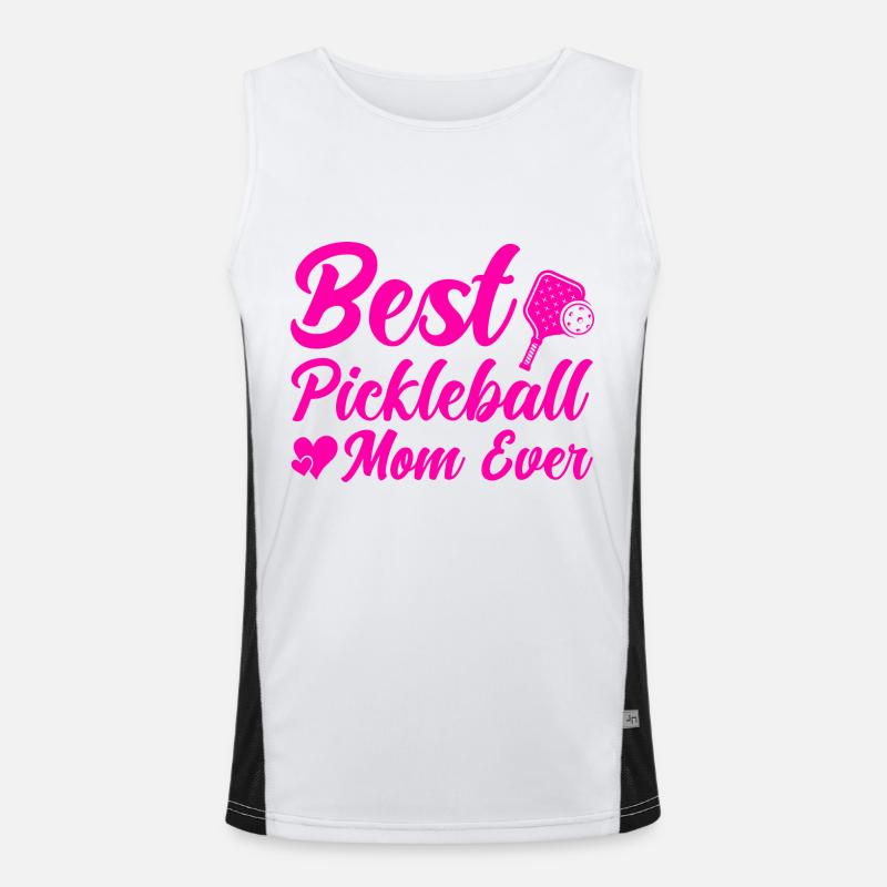 Pickleball Pickleball spielen Paddleball Geschenk Funktionelles Kontrast-Tank Top für Männer 