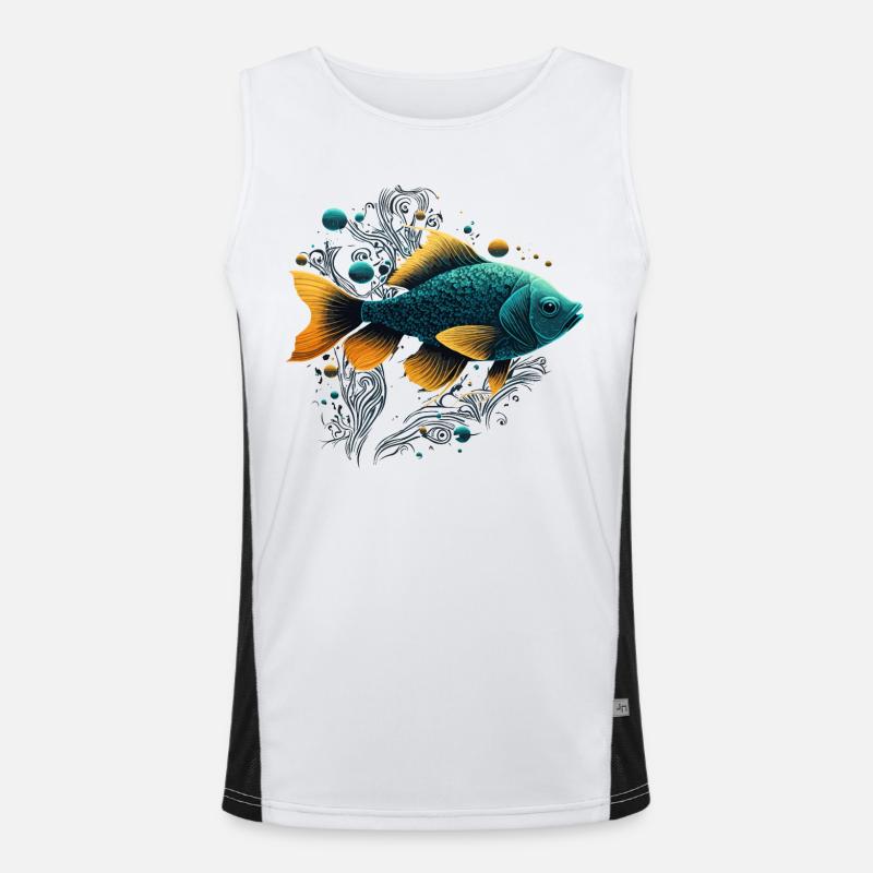 Poisson de compagnie Débardeur respirant contrasté Homme 