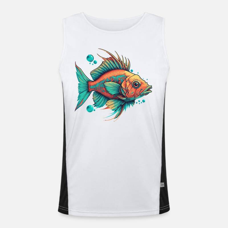 Fish Men's Functional Contrast Tank Top 