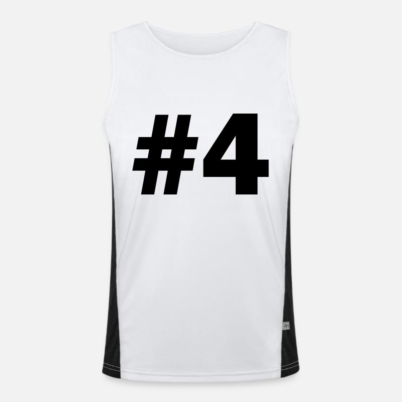 #4 Men's Functional Contrast Tank Top 