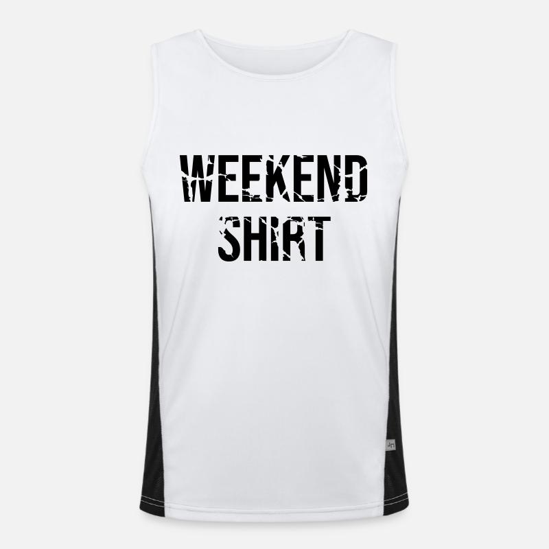 Wochenende Funktionelles Kontrast-Tank Top für Männer 