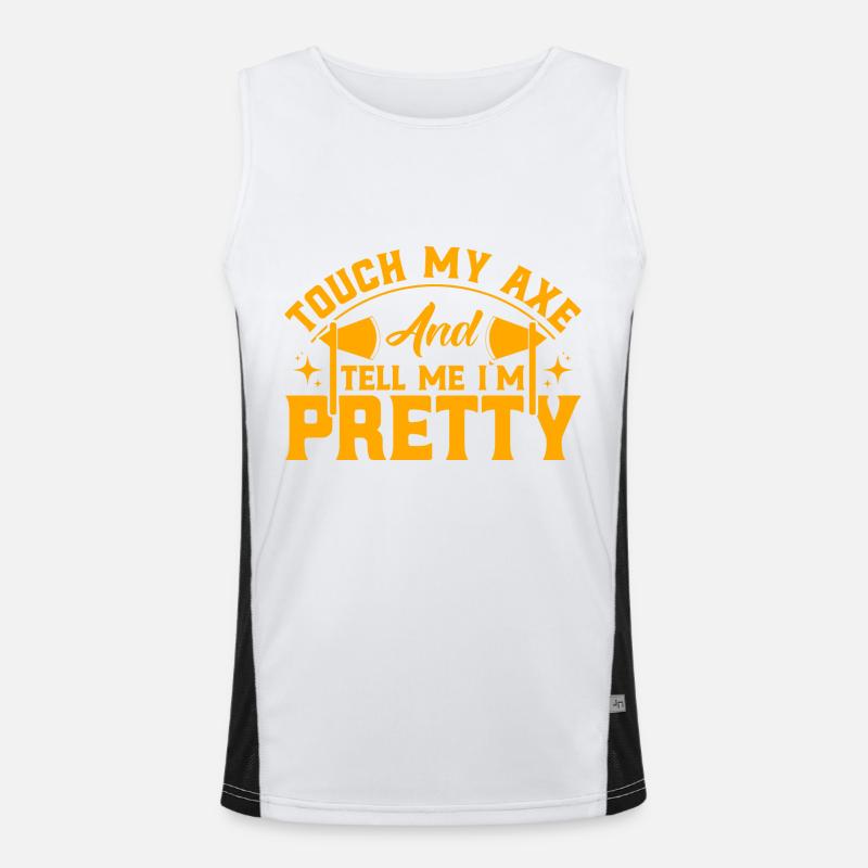 Axe Throwing Competitions Axe Throwing Axes Men's Functional Contrast Tank Top 