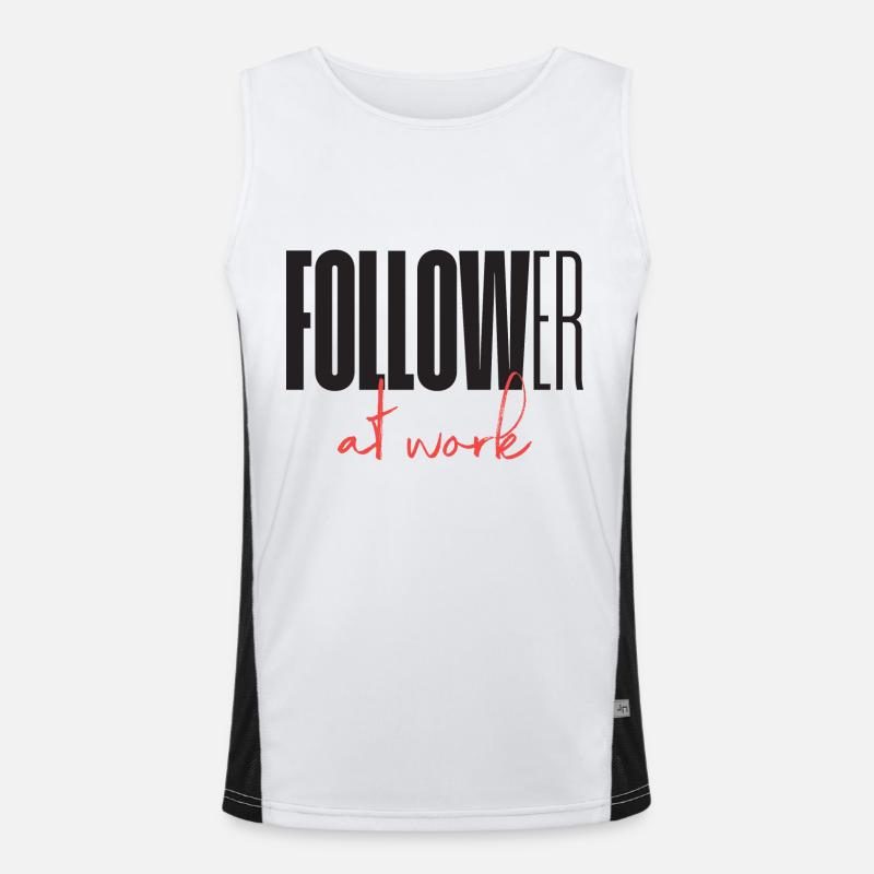 Follower at work Men's Functional Contrast Tank Top 