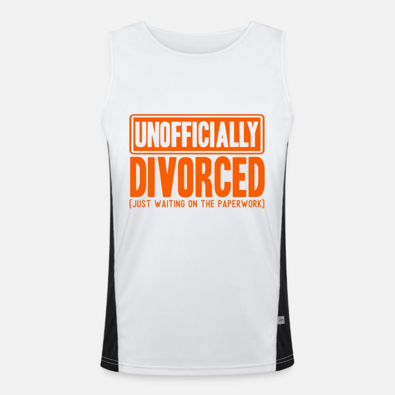 Dissolution du mariage Divorce Divorce Cadeau Débardeur respirant contrasté Homme 