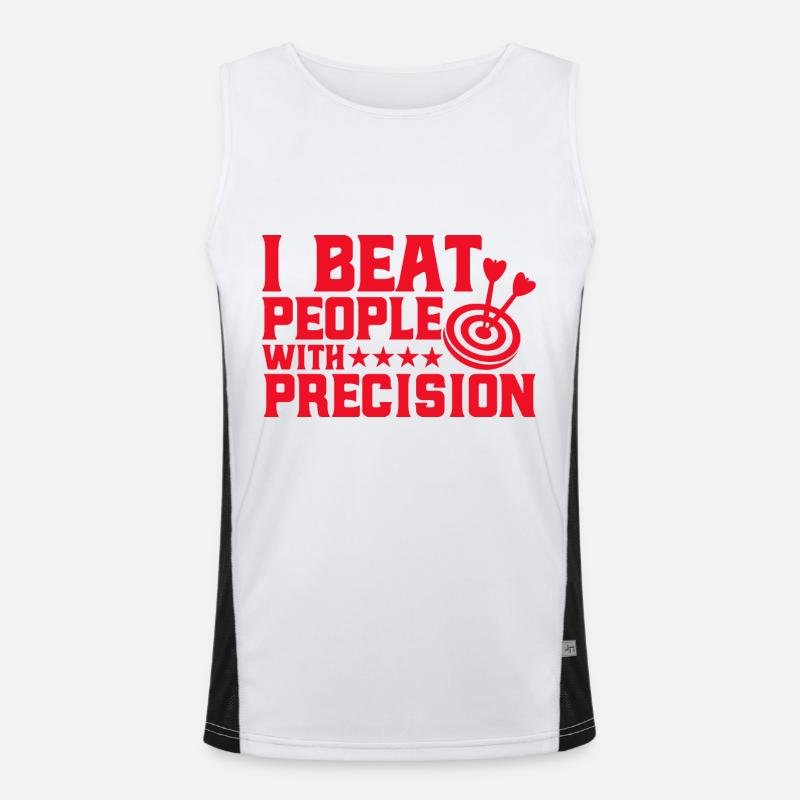 Dart werfen Dart Hobby Dartscheibe Geschenk Funktionelles Kontrast-Tank Top für Männer 