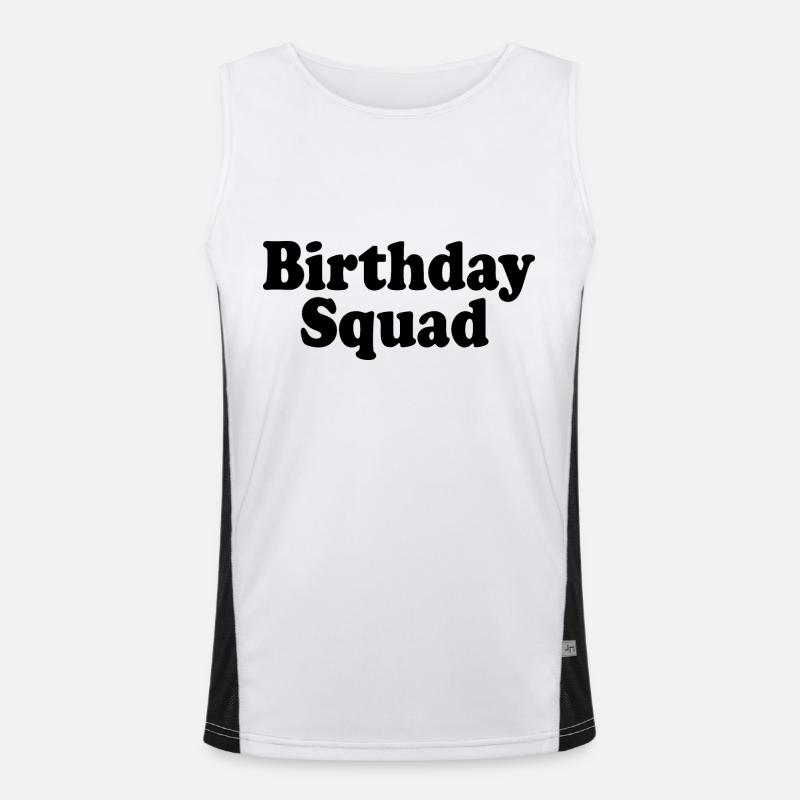 Birthday squad Débardeur respirant contrasté Homme 
