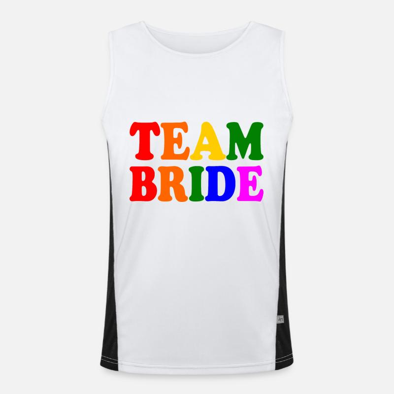 Team bride Débardeur respirant contrasté Homme 