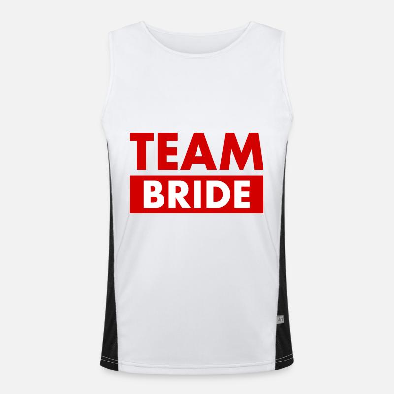 Team bride Débardeur respirant contrasté Homme 