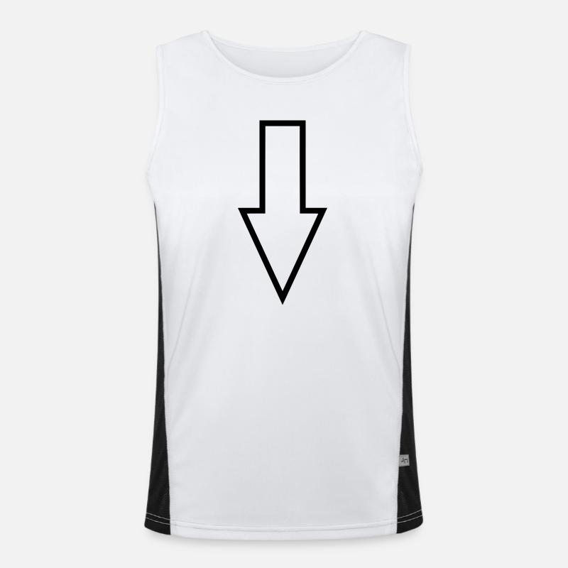 Pfeil Funktionelles Kontrast-Tank Top für Männer 