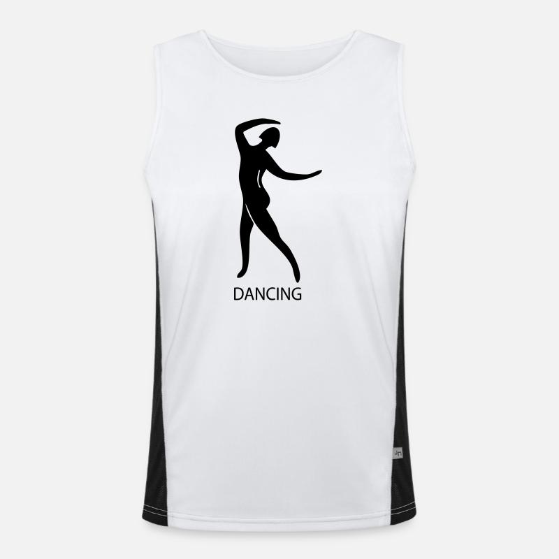Dancing Men's Functional Contrast Tank Top 