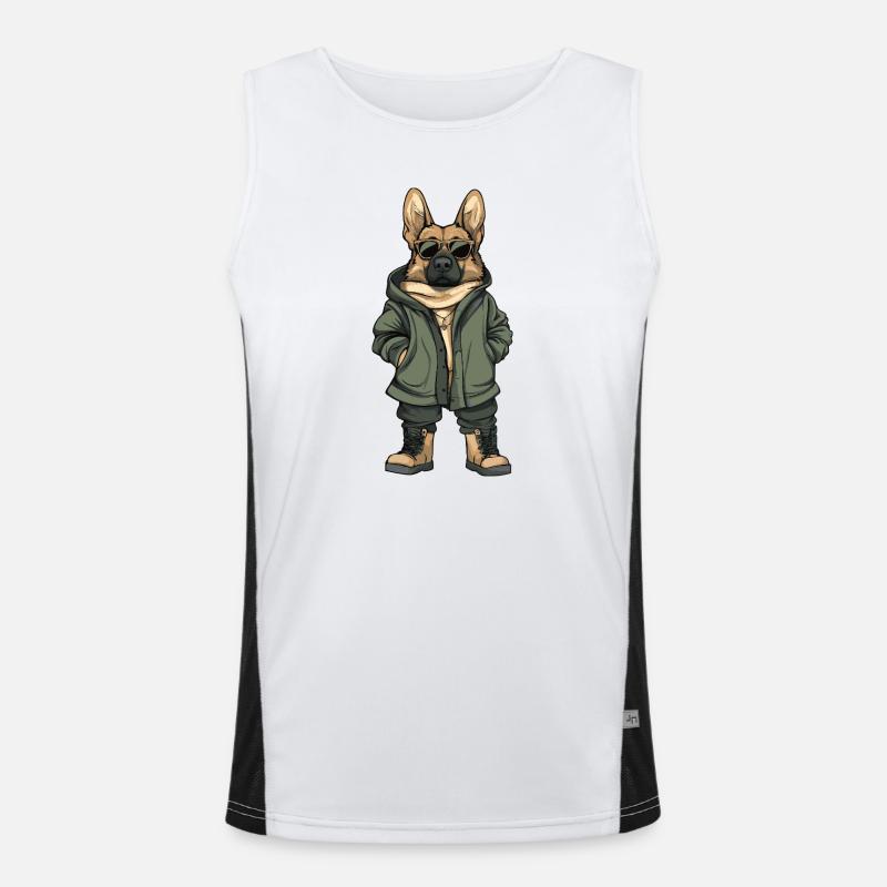 Krebs Krabbe Cool Winter Funktionelles Kontrast-Tank Top für Männer 