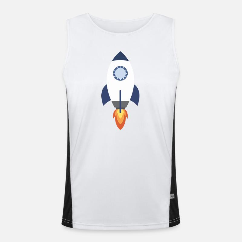 Rocket space Men's Functional Contrast Tank Top 