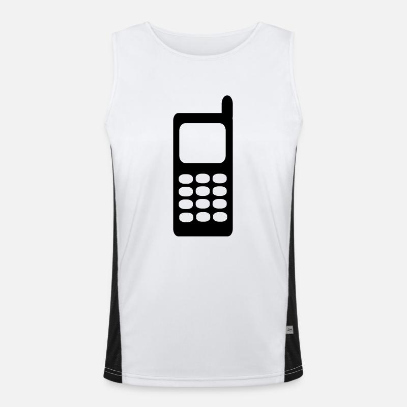 Cell - telephone Men's Functional Contrast Tank Top 