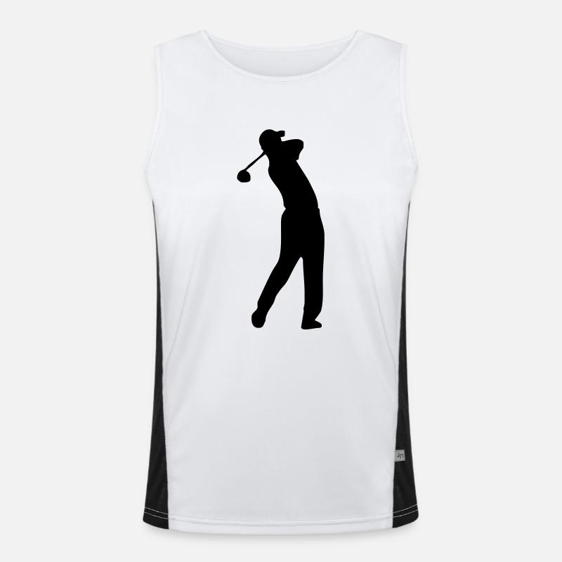 golf Funktionelles Kontrast-Tank Top für Männer 