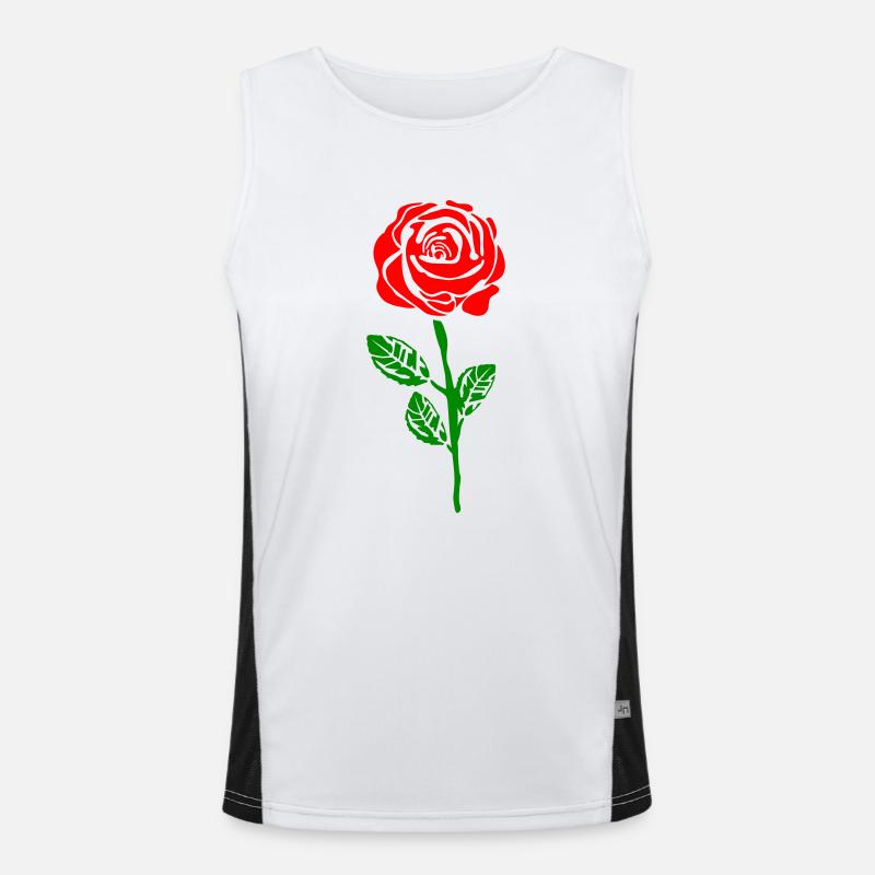 Rose Men's Functional Contrast Tank Top 