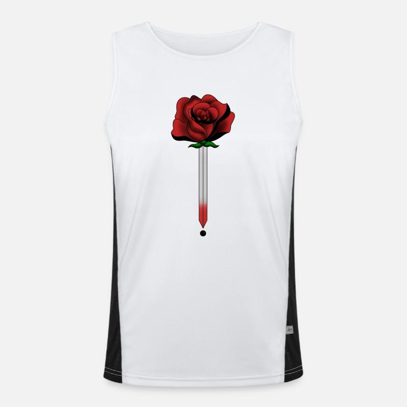roses épée Débardeur respirant contrasté Homme 