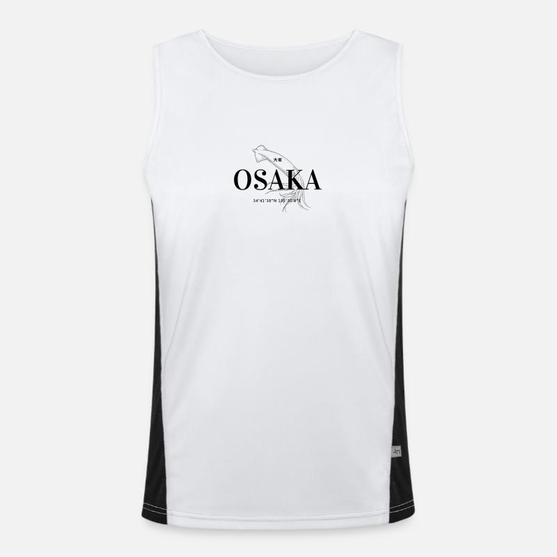 Osaka Men's Functional Contrast Tank Top 