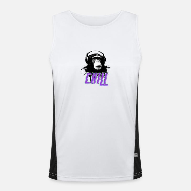 Chill Gorilla Débardeur respirant contrasté Homme 