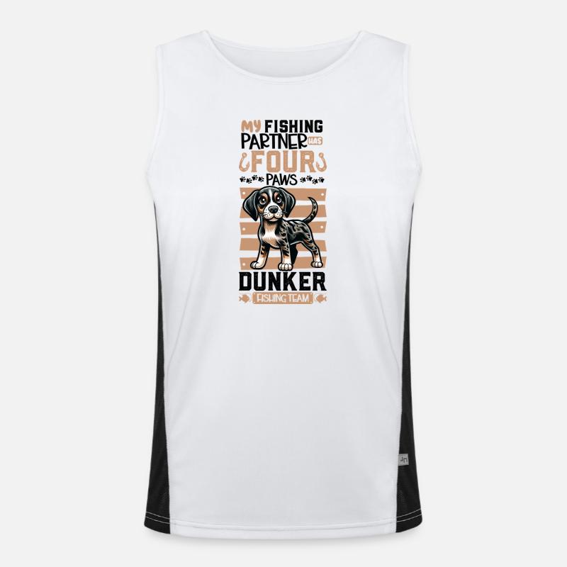 Pêche et dunker Débardeur respirant contrasté Homme 