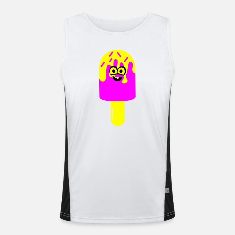eis_smile Funktionelles Kontrast-Tank Top für Männer 