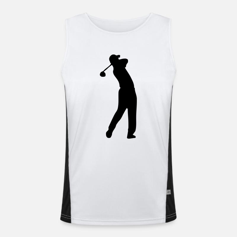 Golf Funktionelles Kontrast-Tank Top für Männer 