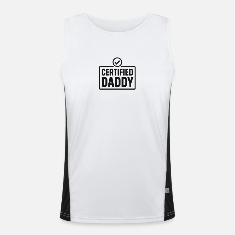 CERTIFIED DADDY Men's Functional Contrast Tank Top 
