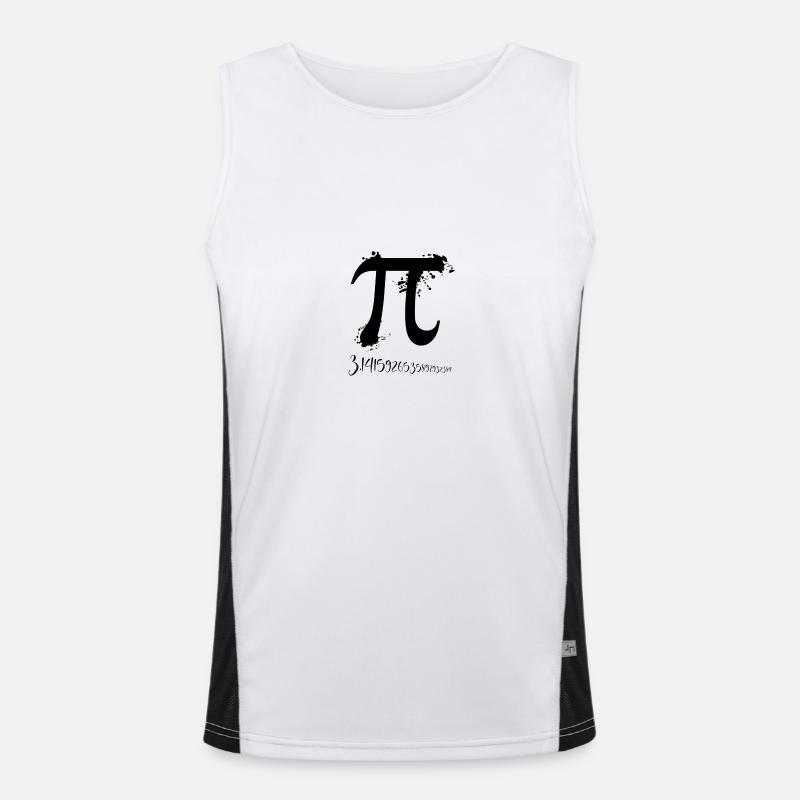 PI-Nummer Funktionelles Kontrast-Tank Top für Männer 