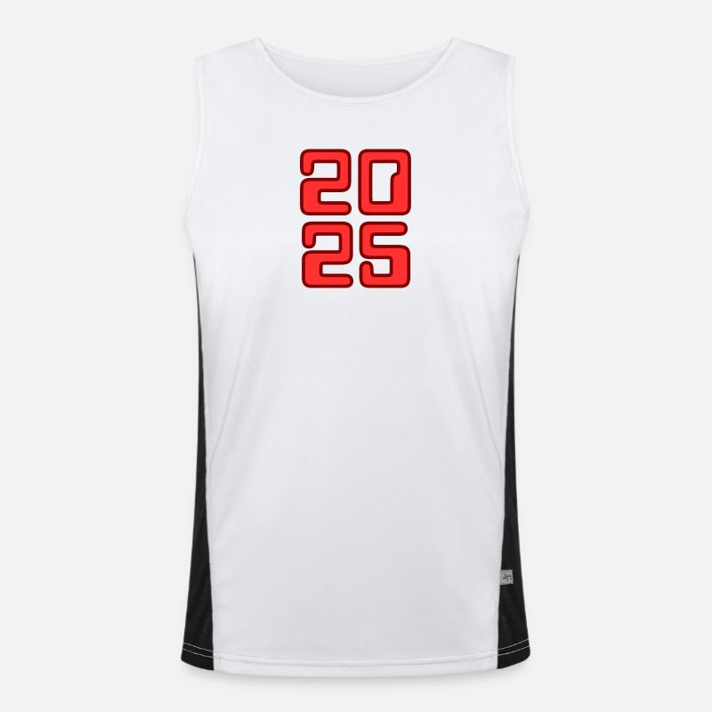 2025 Canotta sportiva da uomo in contrasto cromatico 