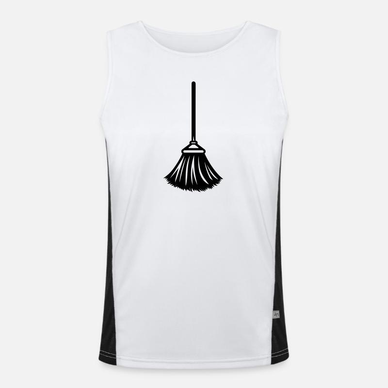 Besen Funktionelles Kontrast-Tank Top für Männer 