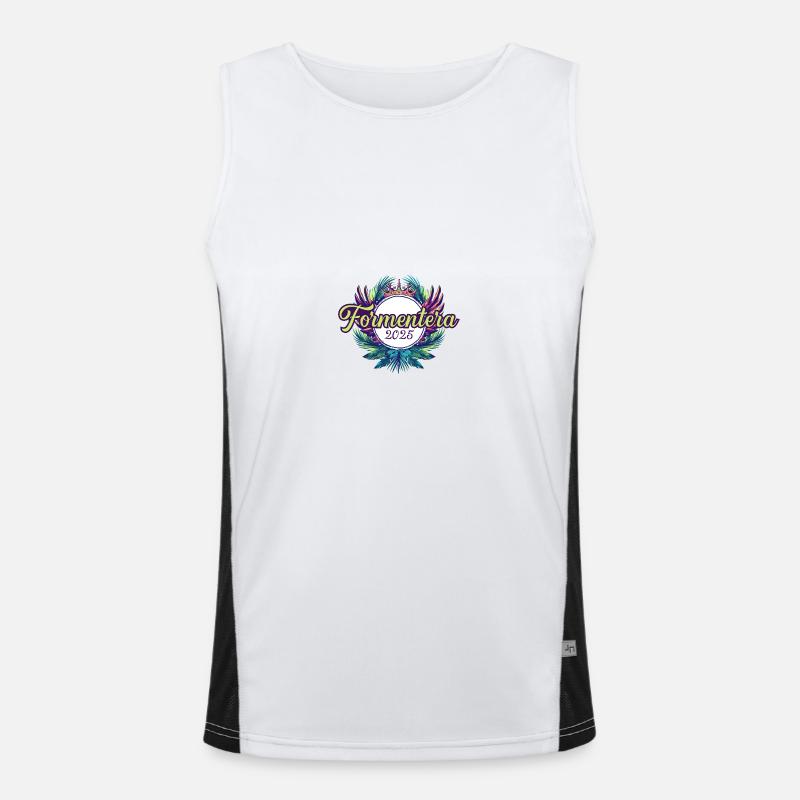 Formentera 2025 Team Funktionelles Kontrast-Tank Top für Männer 