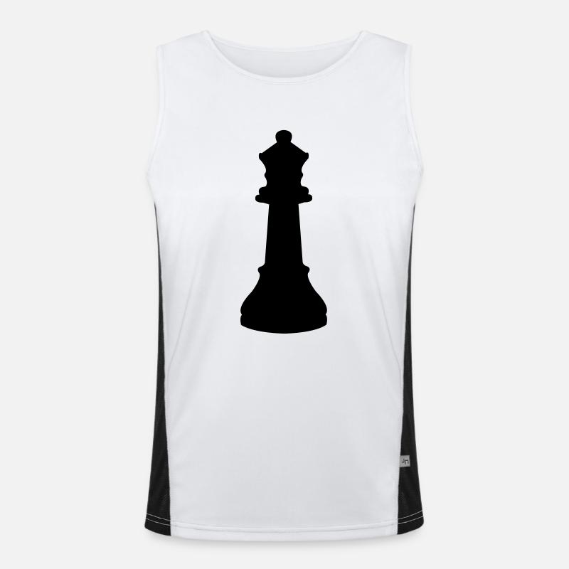 schach_dame Men's Functional Contrast Tank Top 