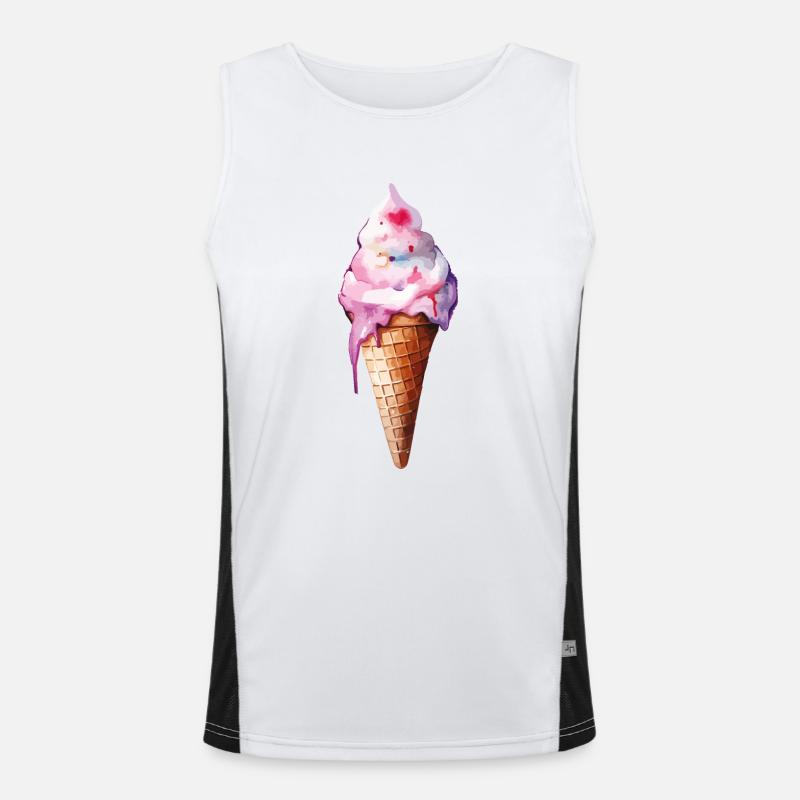 Glace Débardeur respirant contrasté Homme 