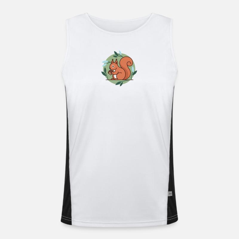 Squirrel Men's Functional Contrast Tank Top 