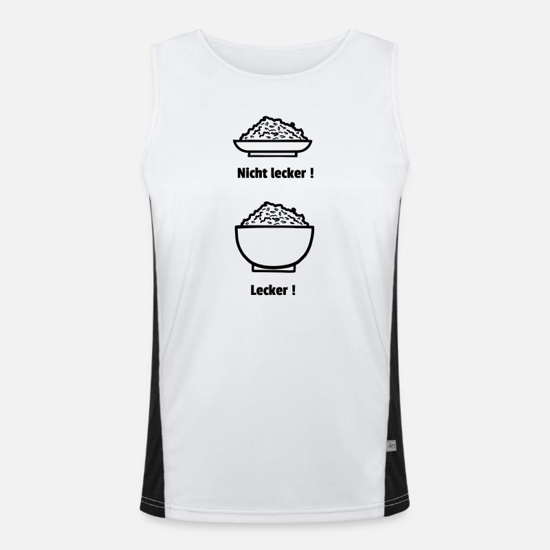 Delicious bowl Men's Functional Contrast Tank Top 