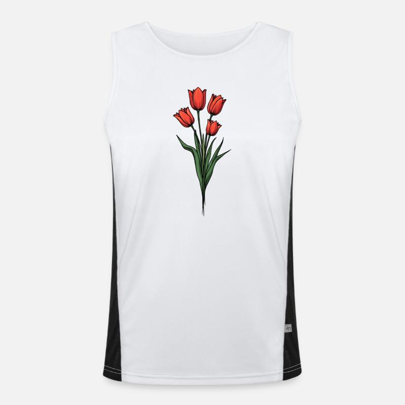 Tulipes Débardeur respirant contrasté Homme 