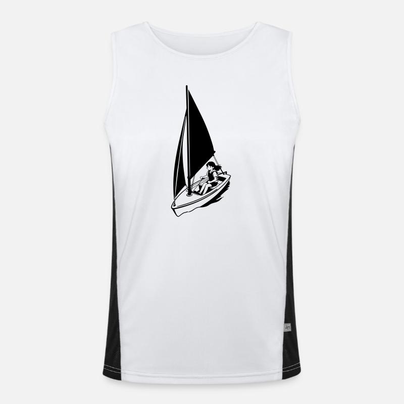 Segel Funktionelles Kontrast-Tank Top für Männer 