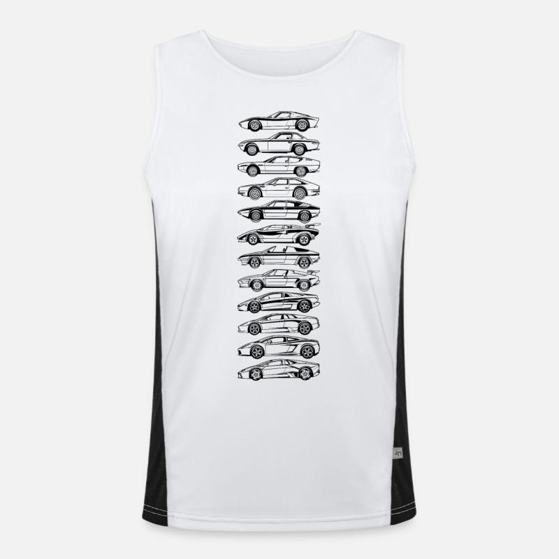 Evolution Black Lambo Men's Functional Contrast Tank Top 
