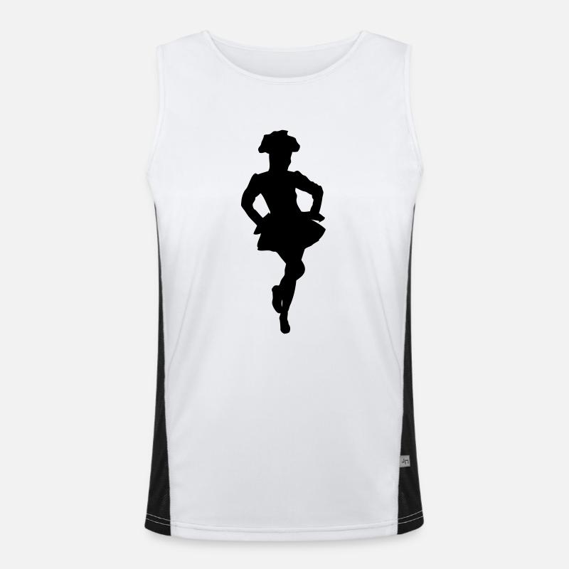 Funkenmarie Funktionelles Kontrast-Tank Top für Männer 