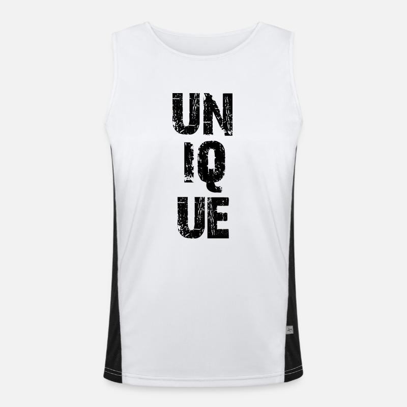 einzigartig Funktionelles Kontrast-Tank Top für Männer 