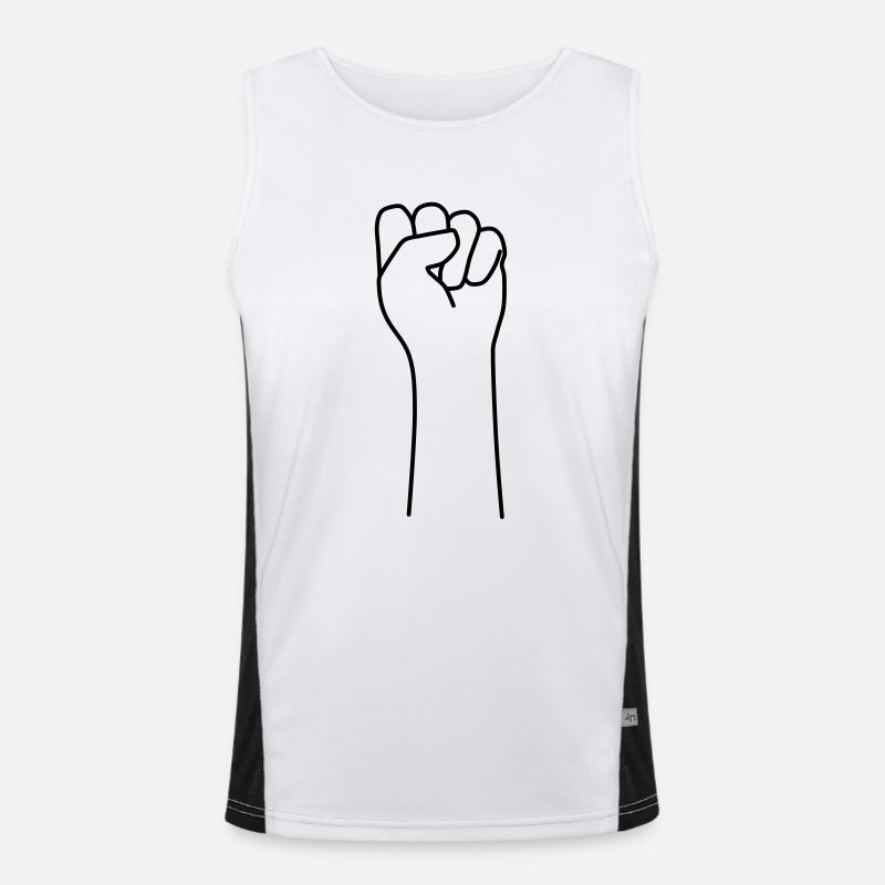 faust 2 Funktionelles Kontrast-Tank Top für Männer 