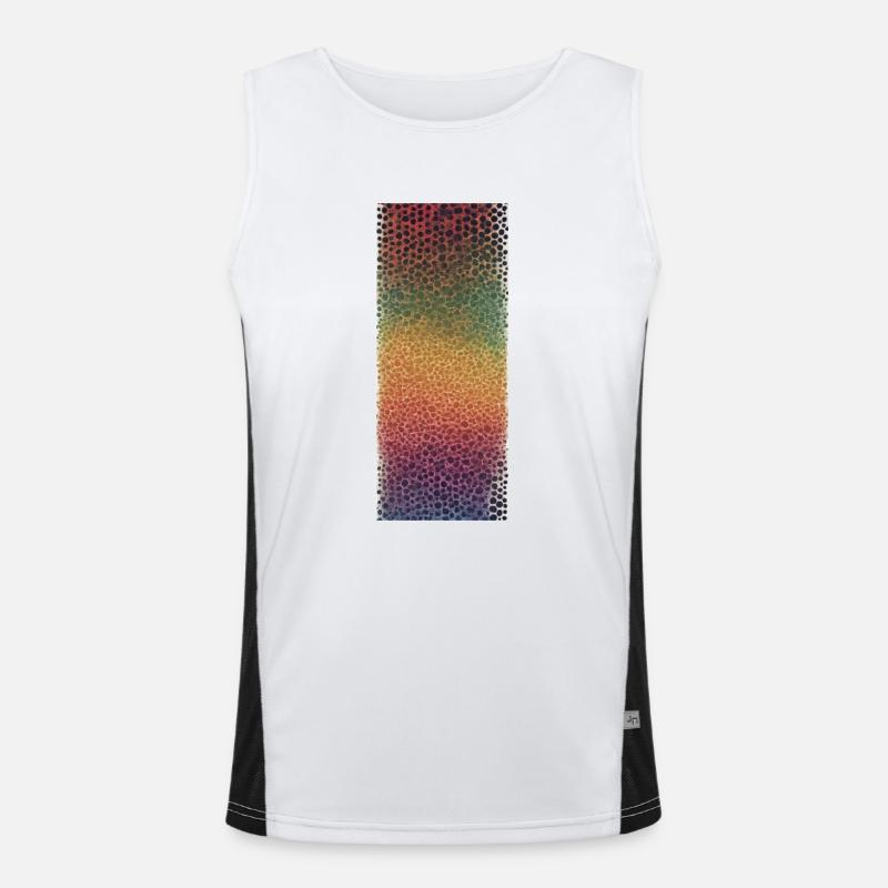 Braille graphics Men's Functional Contrast Tank Top 