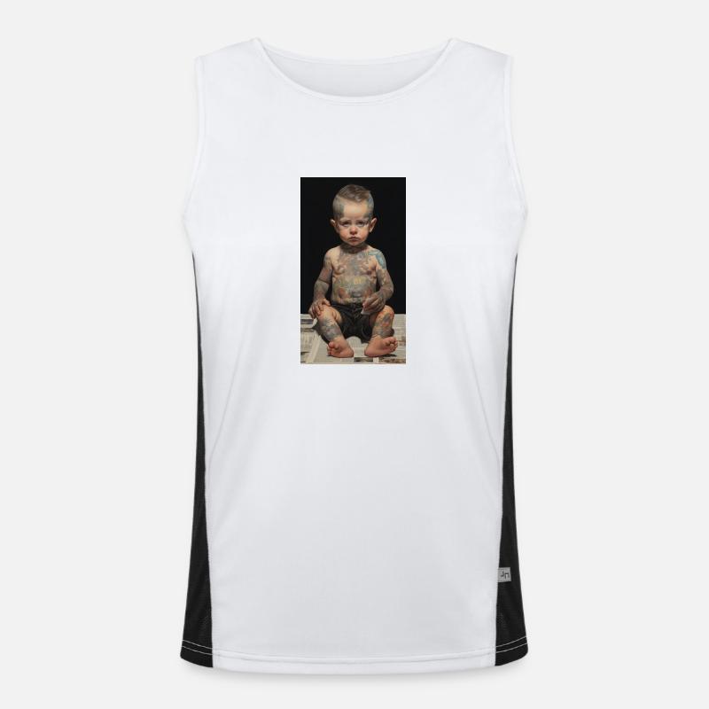 Bébé Débardeur respirant contrasté Homme 