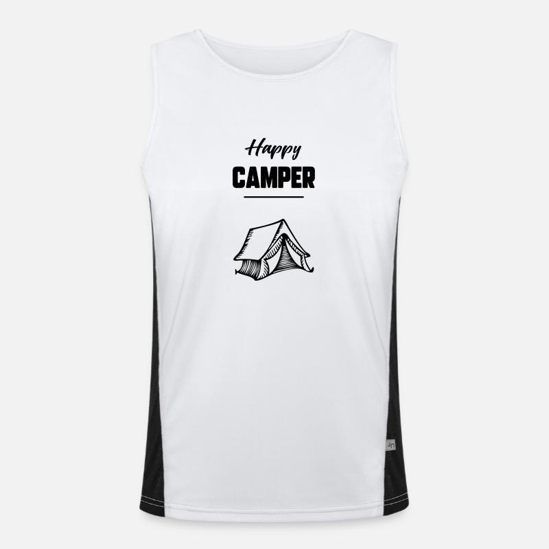 Happy camper Débardeur respirant contrasté Homme 