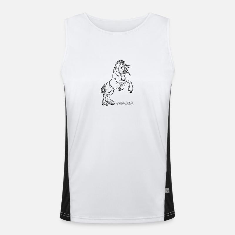Tinker Liebe #2 Funktionelles Kontrast-Tank Top für Männer 