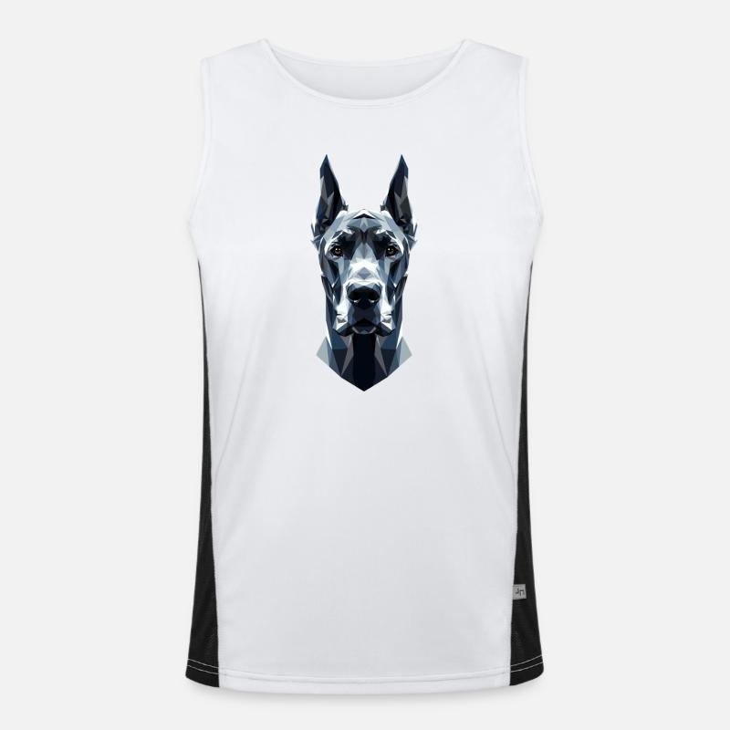 Great Dane Hatz Male Saupacker Great Dane Men's Functional Contrast Tank Top 