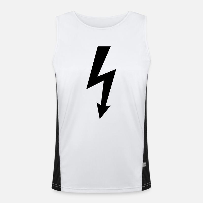 Blitz Funktionelles Kontrast-Tank Top für Männer 