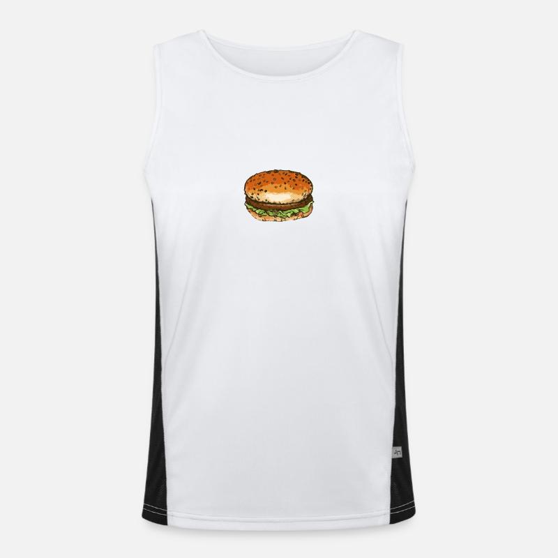hamburger Débardeur respirant contrasté Homme 