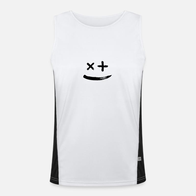 Smile Funktionelles Kontrast-Tank Top für Männer 