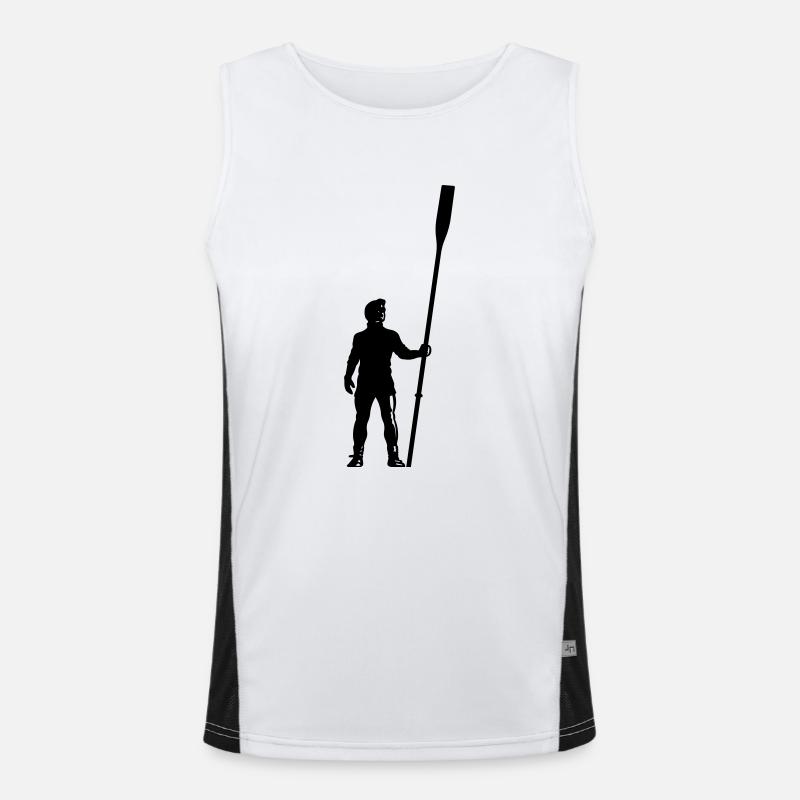 Ruderer Funktionelles Kontrast-Tank Top für Männer 